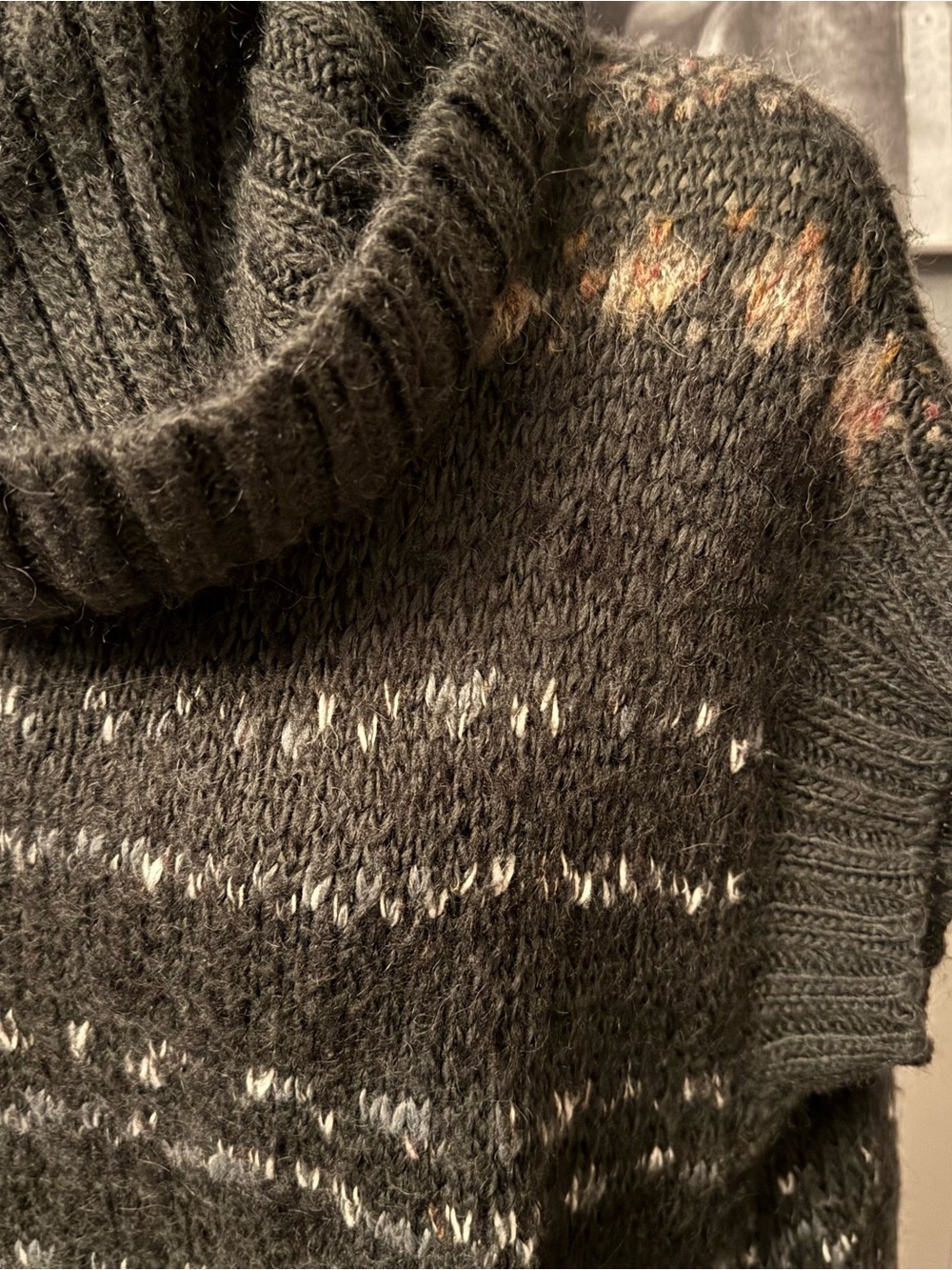 Free People Short Sleeve Cowl Neck Wool/Acrylic/Alpaca Blend Sweater Size XS - Picture 4 of 11